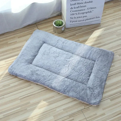 Double-Sided Plush Pet Mat Bed