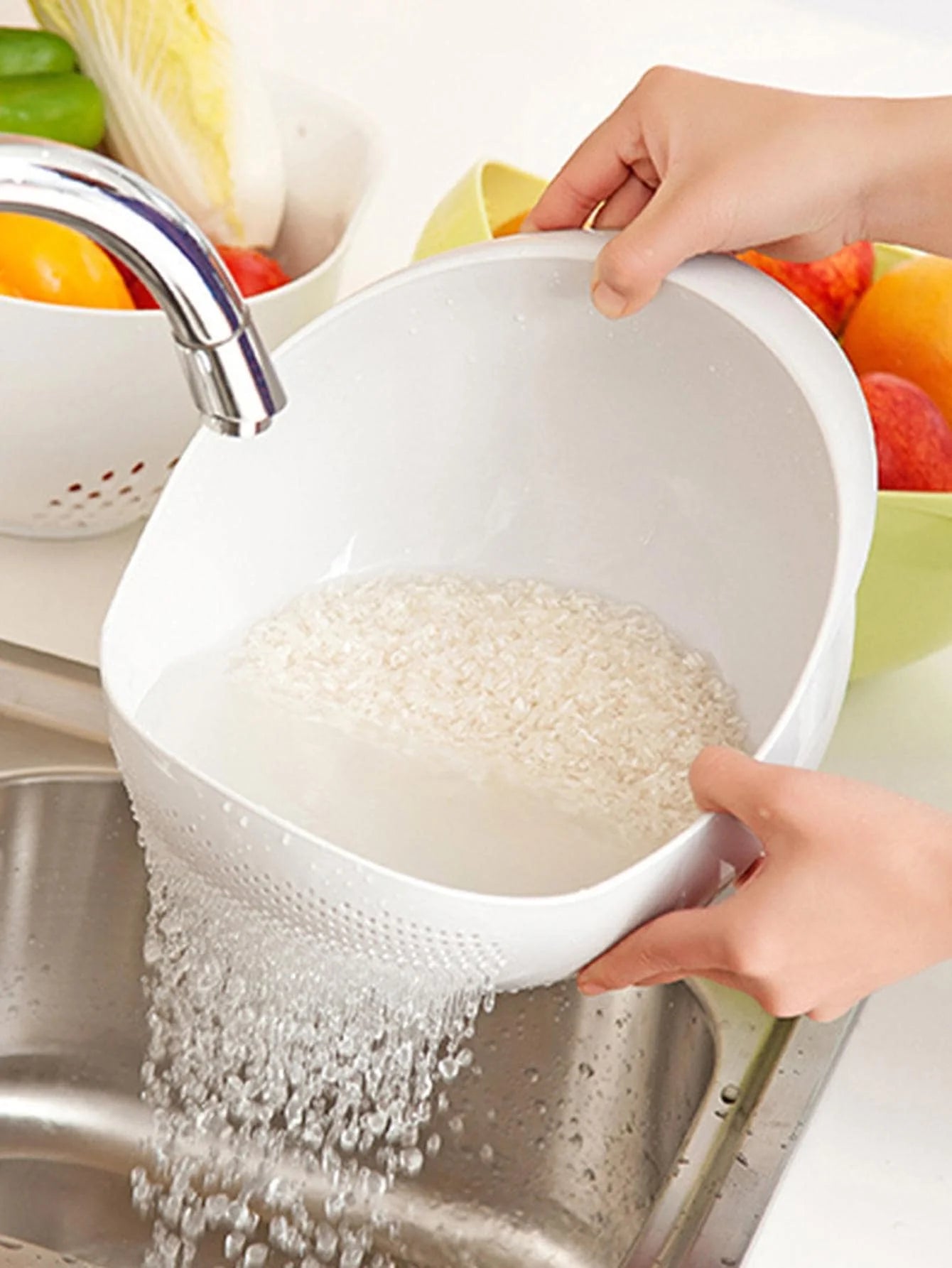 Multifunctional Colander Drain Basket