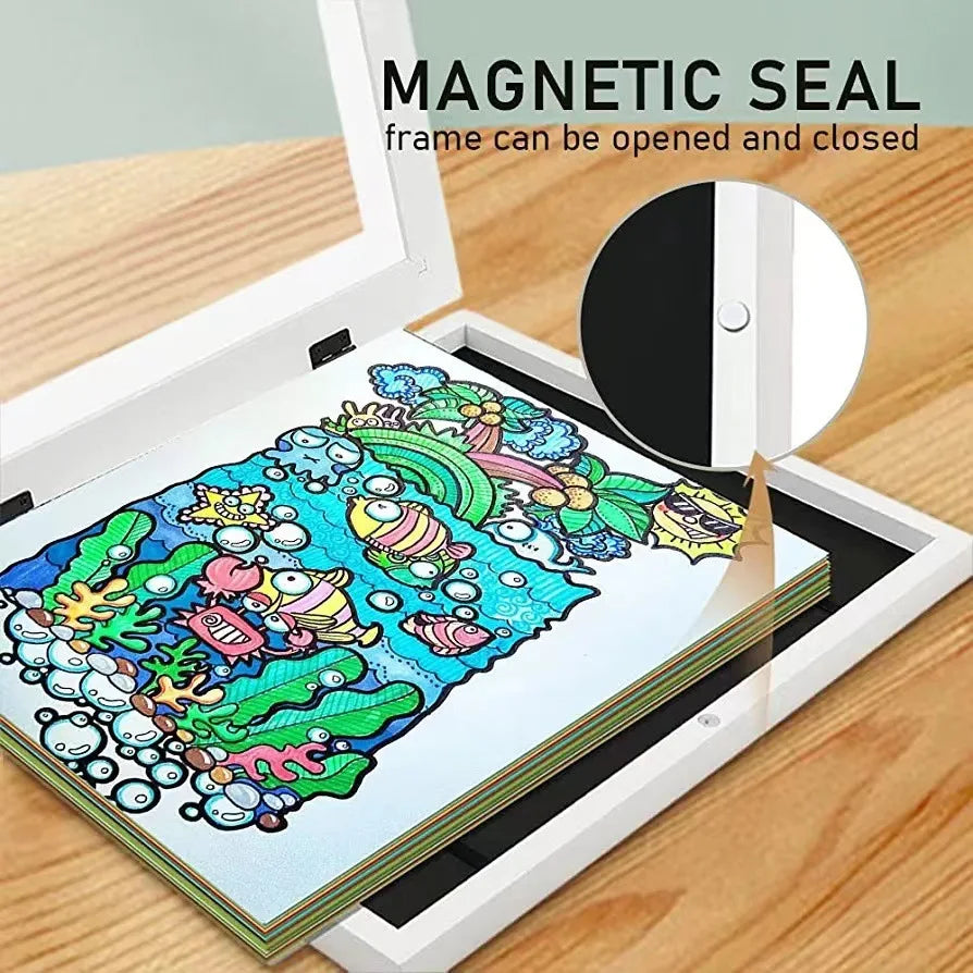 Magnetic Kids Art Frames for Posters