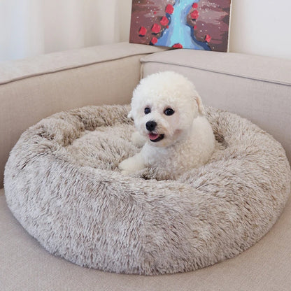 Fluffy Round Dog Bed