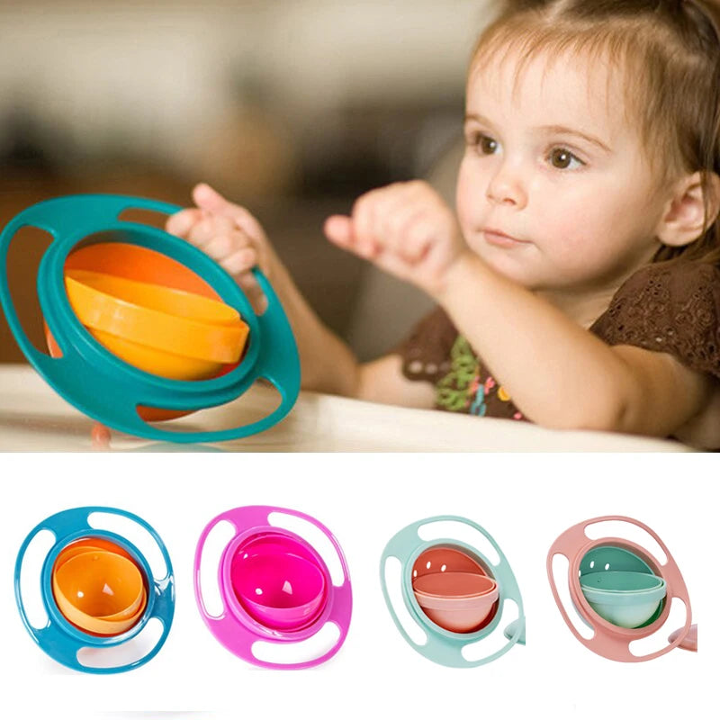 360° Rotating Magic Gyro Bowl Spill-Proof