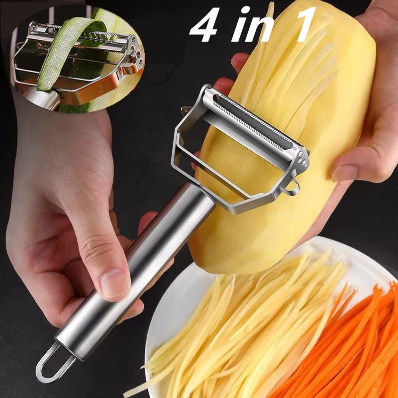 Multifunctional Stainless Steel Peeler