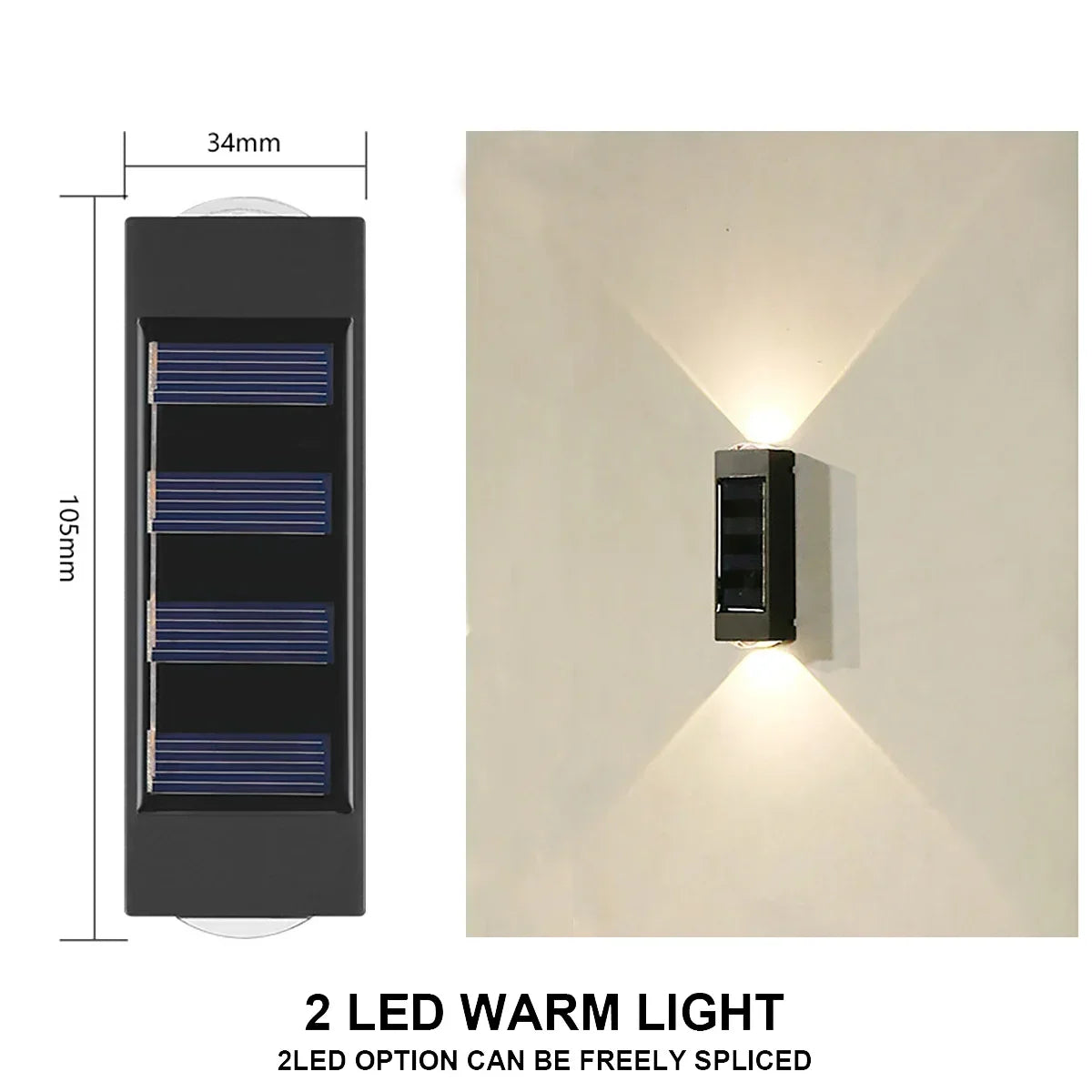 Waterproof Solar Wall Lamp