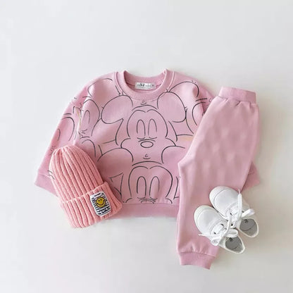 Cartoon Baby Boy Tracksuit T-shirt & Shorts