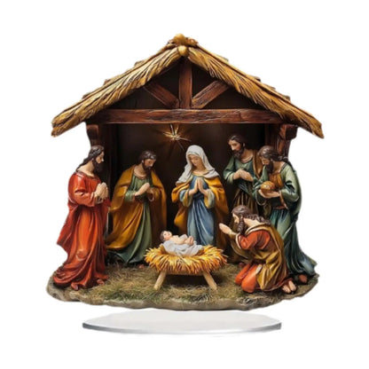 Christmas Nativity Scene Figurine Set