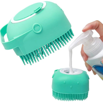 Soft Silicone Pet Shampoo Brush