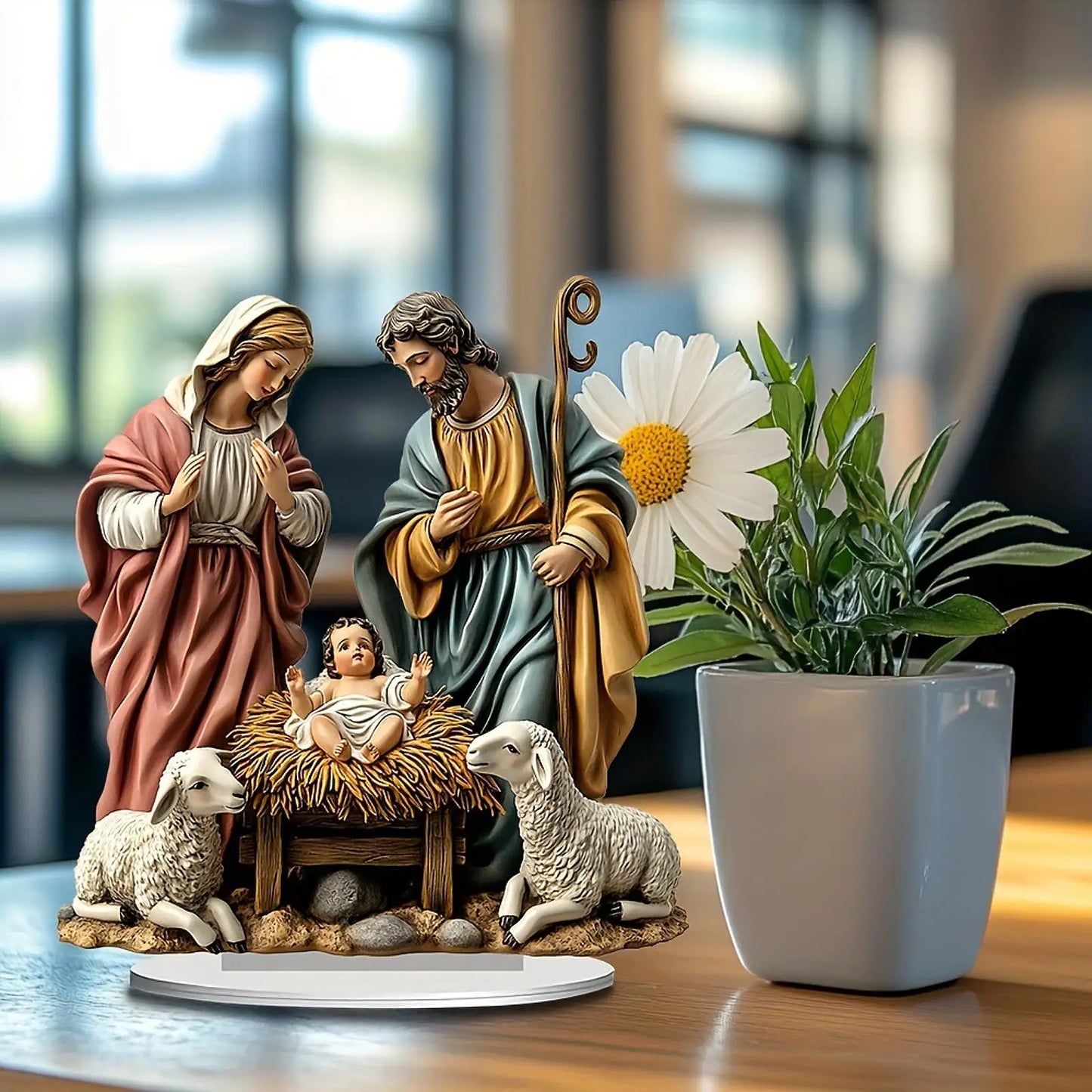 Christmas Nativity Scene Figurine Set