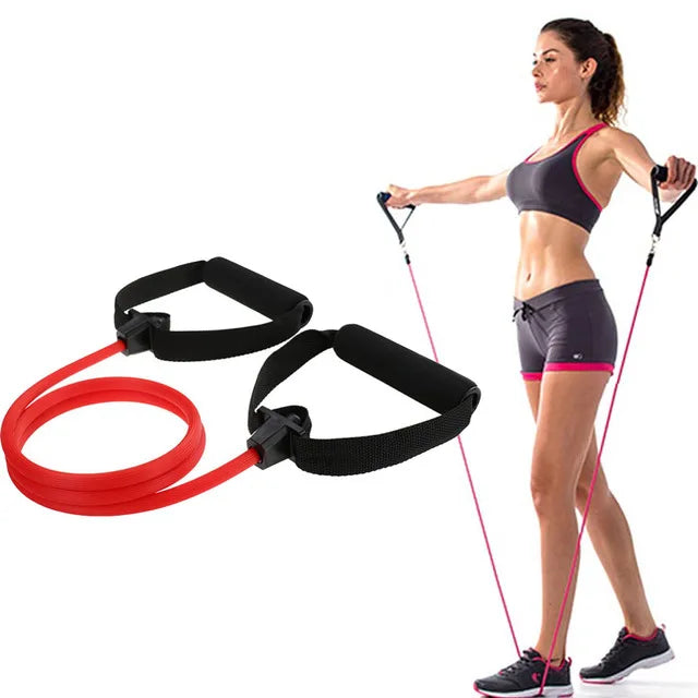 Fitness Yoga Pilates Bar with Resistance Bands