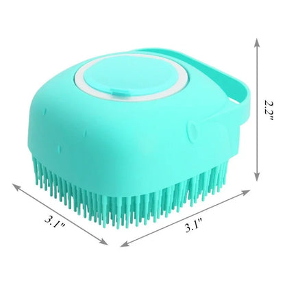 Soft Silicone Pet Shampoo Brush