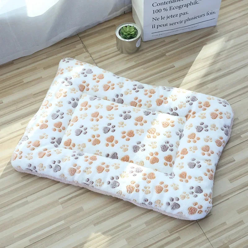 Double-Sided Plush Pet Mat Bed