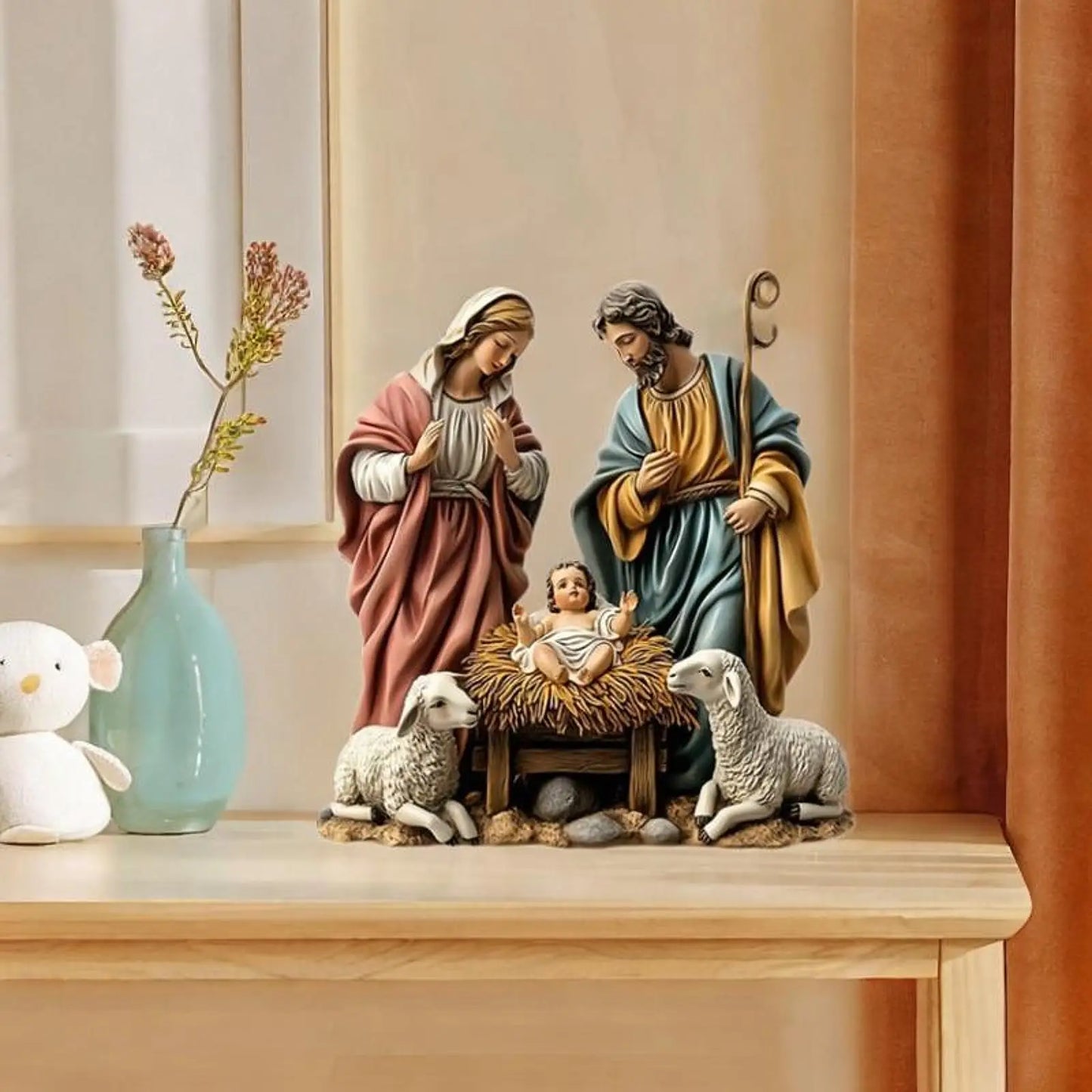 Christmas Nativity Scene Figurine Set