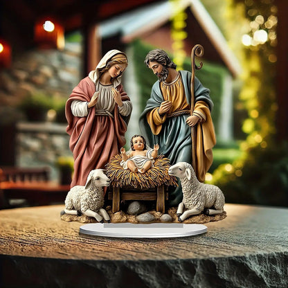 Christmas Nativity Scene Figurine Set