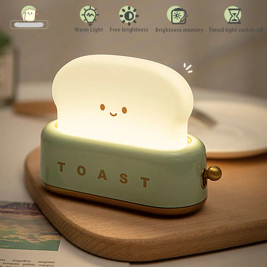 Kawaii Bread LED Night Light