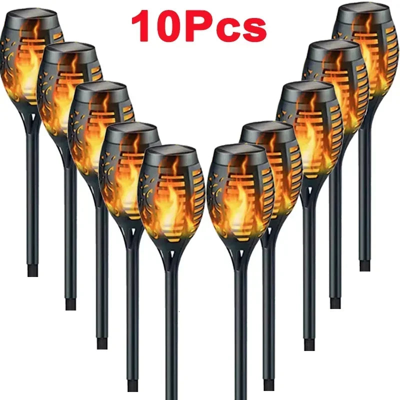 Solar Flame Torch Lights