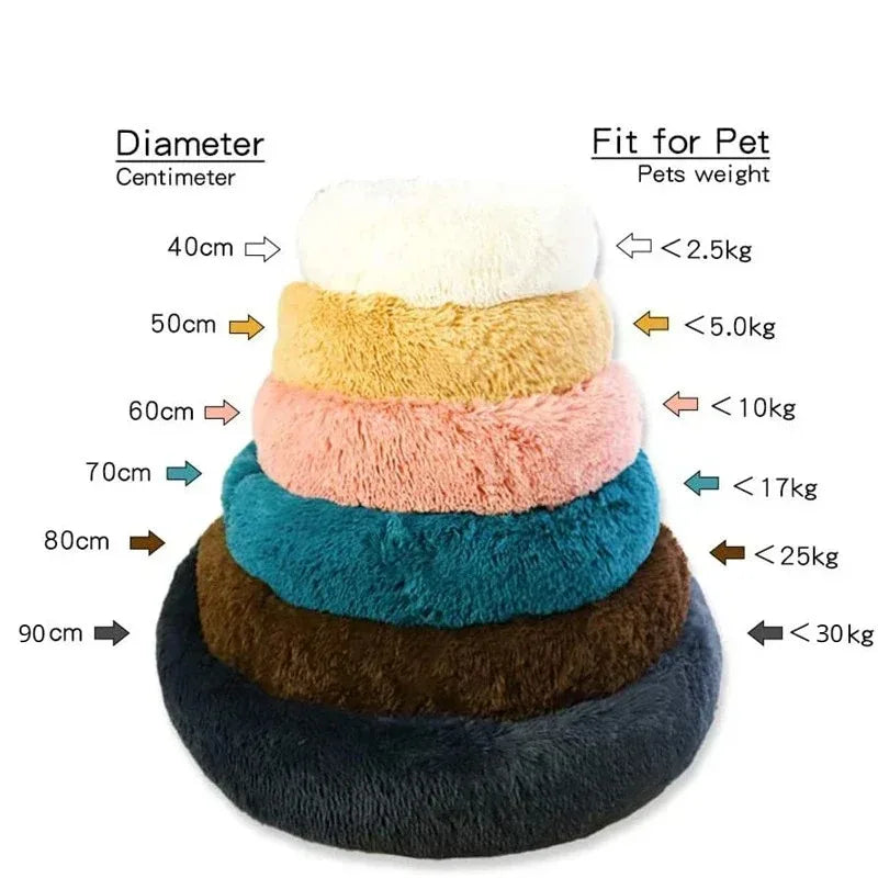 Fluffy Round Dog Bed