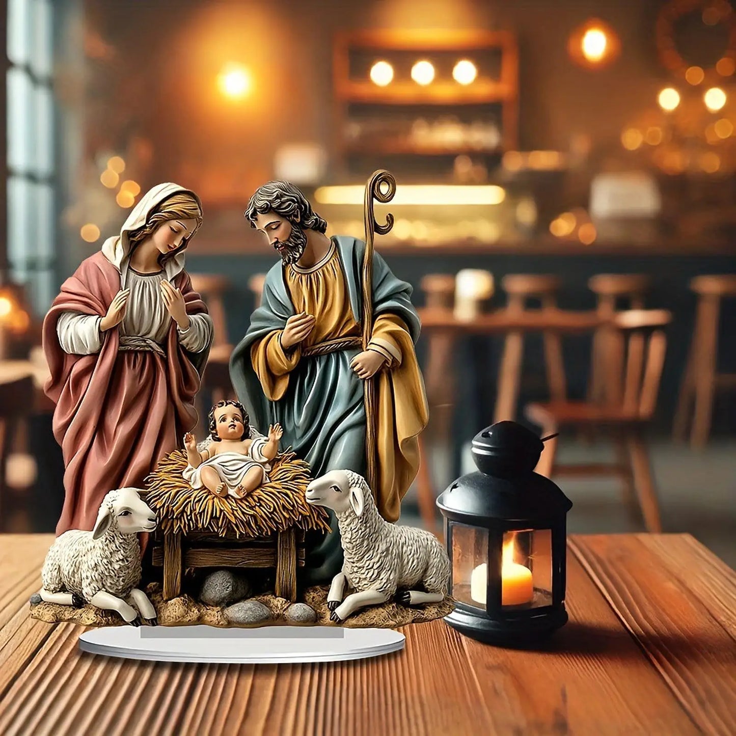 Christmas Nativity Scene Figurine Set