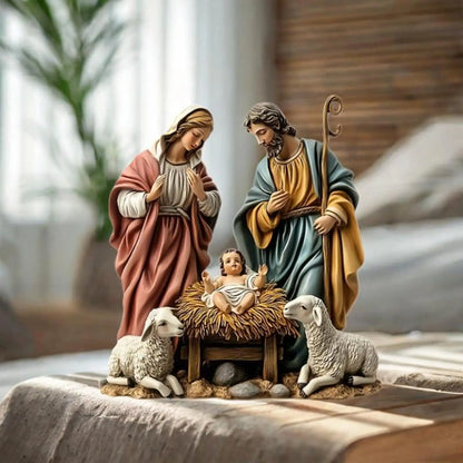 Christmas Nativity Scene Figurine Set