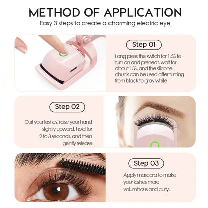 Portable Electric Eyelash Curler