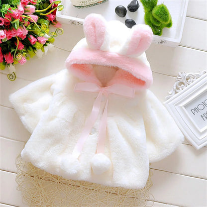 Children's Cape Wool Sweater Shawl Fleece Jacket